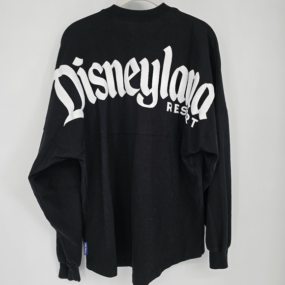 Disney resort black spirit jersey long sleeve top size small - Picture 1 of 7